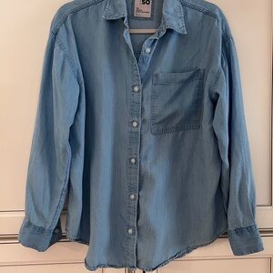 SO Sky Blue Button-Down Shirt